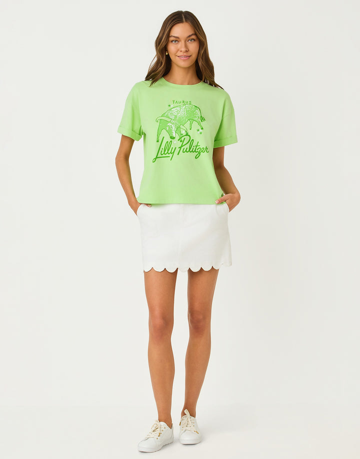 Stella Knit Top - Multi Taurus Graphic