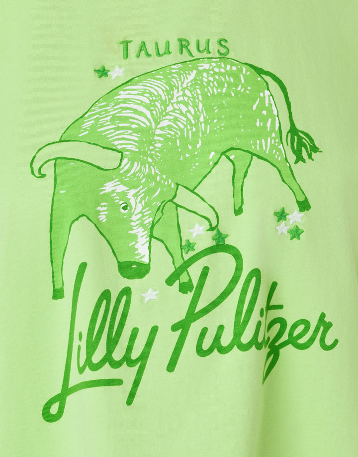 Stella Knit Top - Multi Taurus Graphic