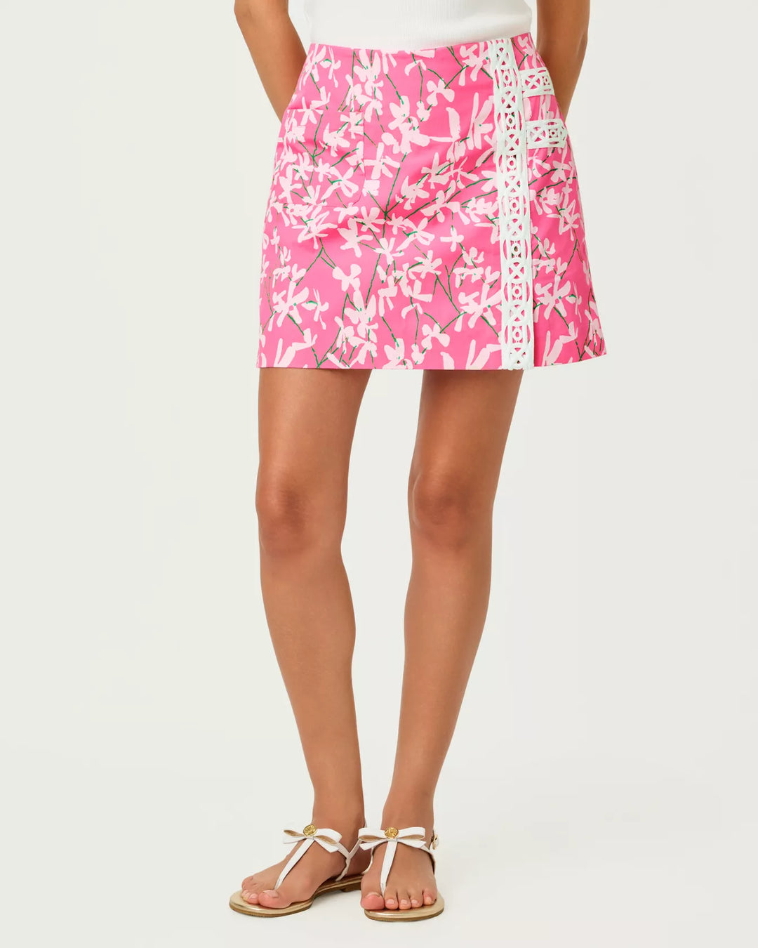 Daye Mini Skort - Confetti Pink Liza Overprint