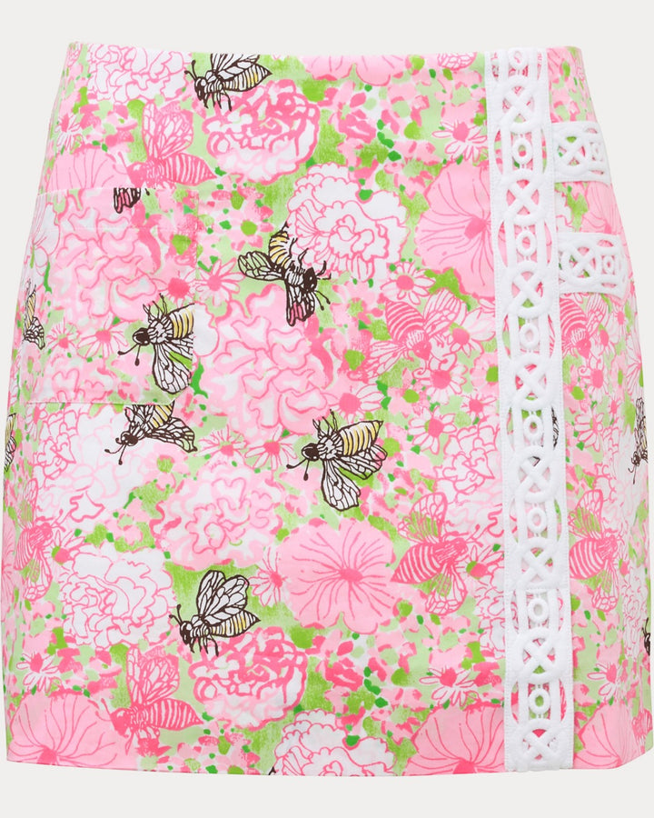 Daye Mini Skort - Pistachio Macaron Bees