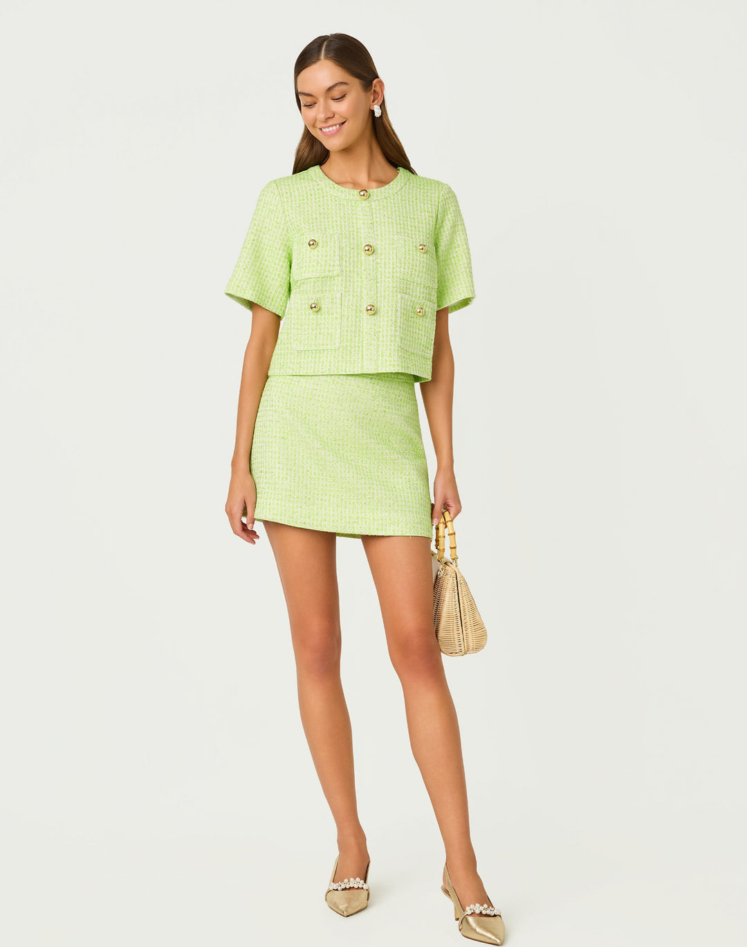 blue and green striped maxi dress Anticlockwise Crocodile Green Dress main image 0