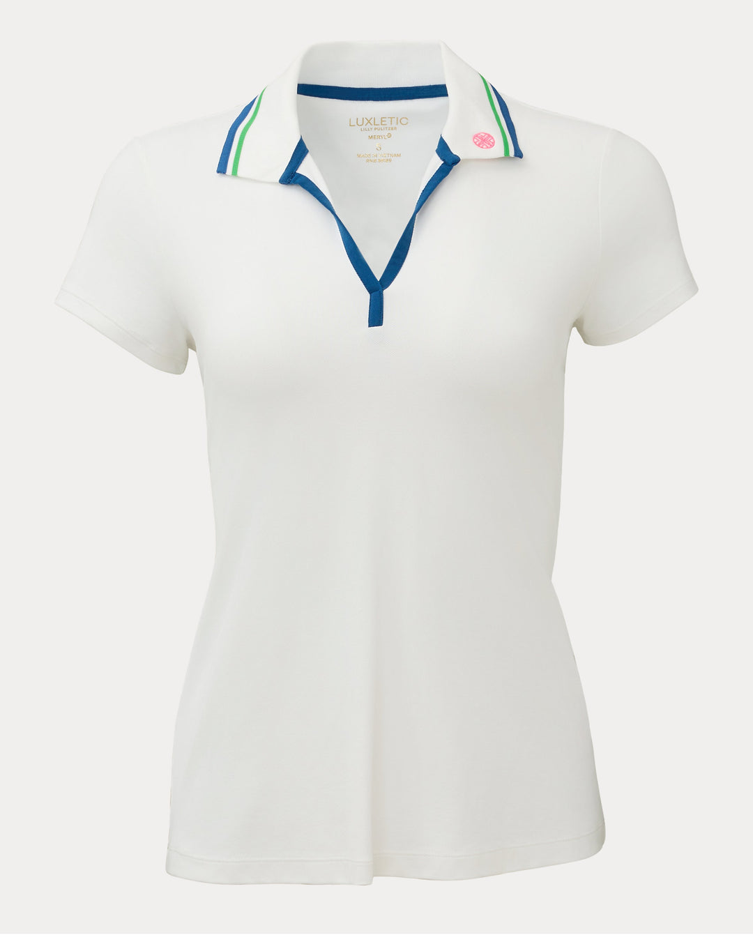 Frida Upf 50+ Polo - Resort White