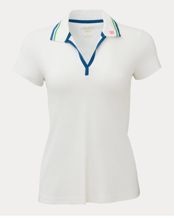 Frida Upf 50+ Polo - Resort White