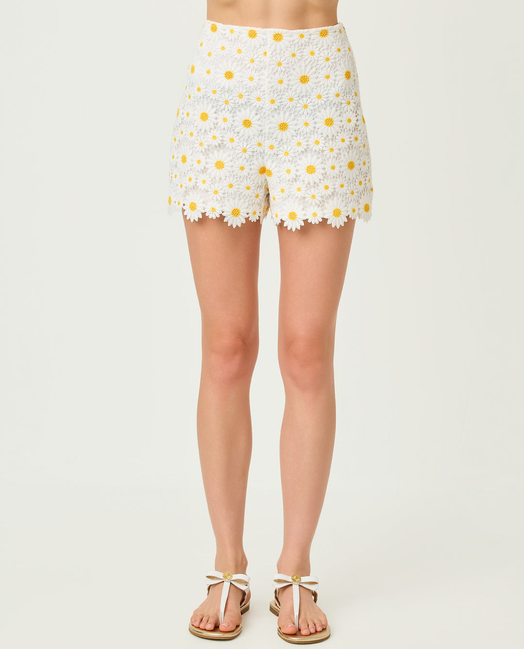 Devra Lace Short - Resort White Fresh