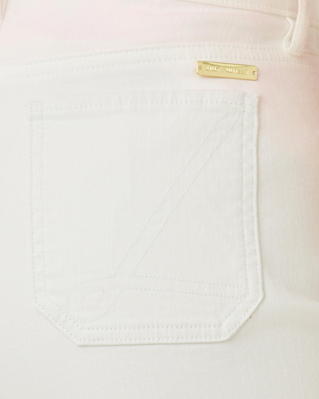 Harleen High Rise Crop Jean - Resort White