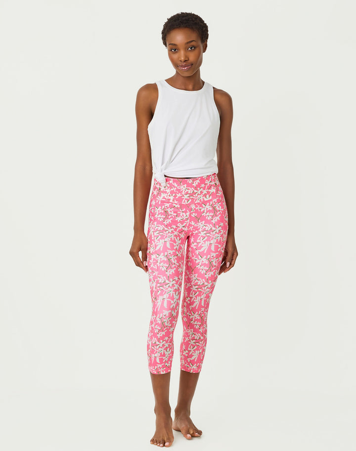 Weekender High Rise Crop - Confetti Pink Crossgrain