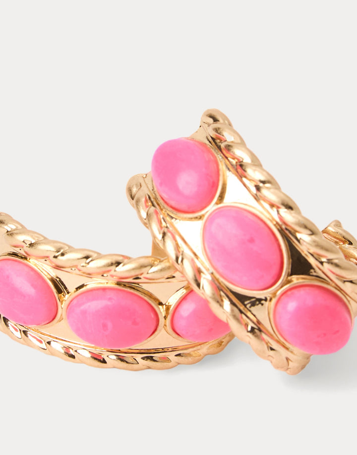 Sunshine Grove Hoop Earring - Cherry Blossom