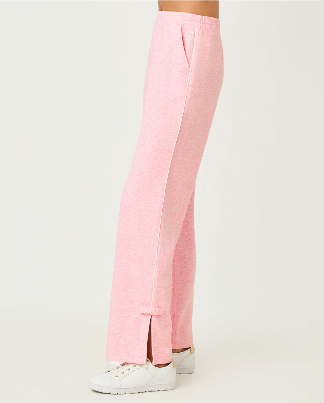 Dylana Bow Upf 50+ Track Pant - Heathered Conch