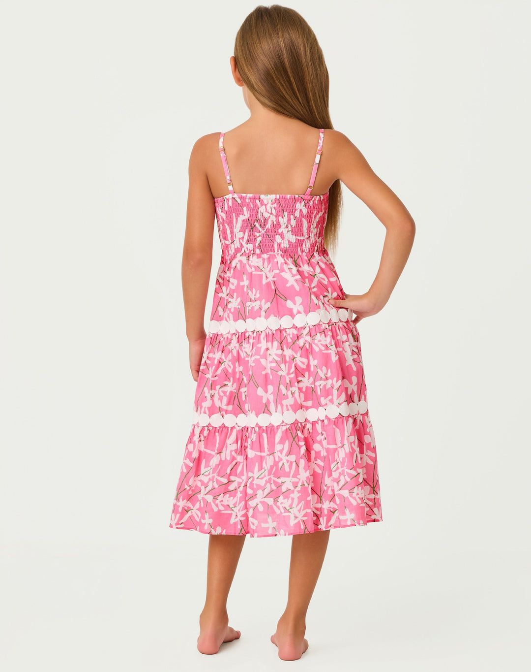 Mini Zanna Midi Dress - Confetti Pink Liza