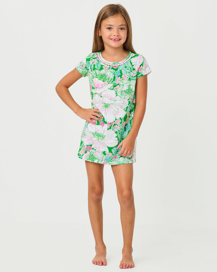 Mini Cody Dress - Putting Green Poppyland