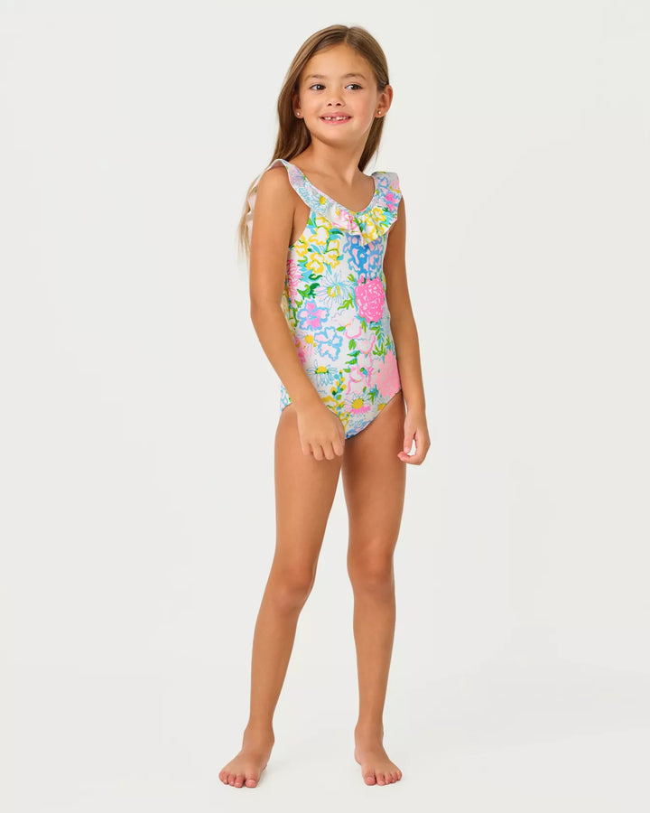 UPF 50+ Girls Janah Swimsuit