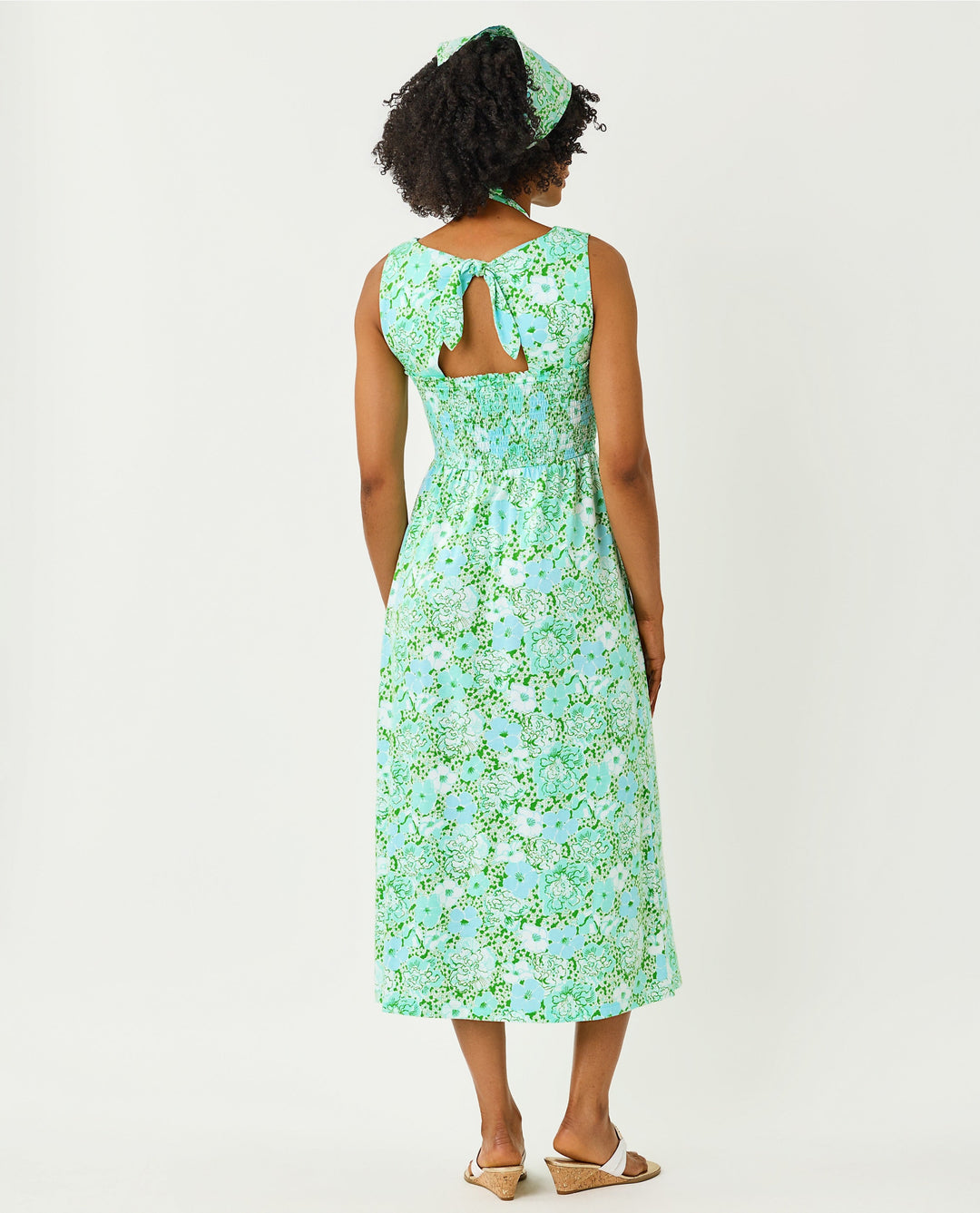 Finnley Midi Dress - Mint Condition Burst of Joy