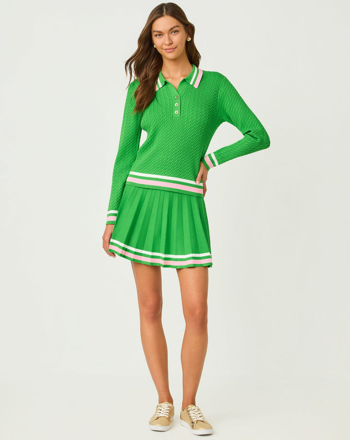 Suzette Sweater - Putting Green X Tipping