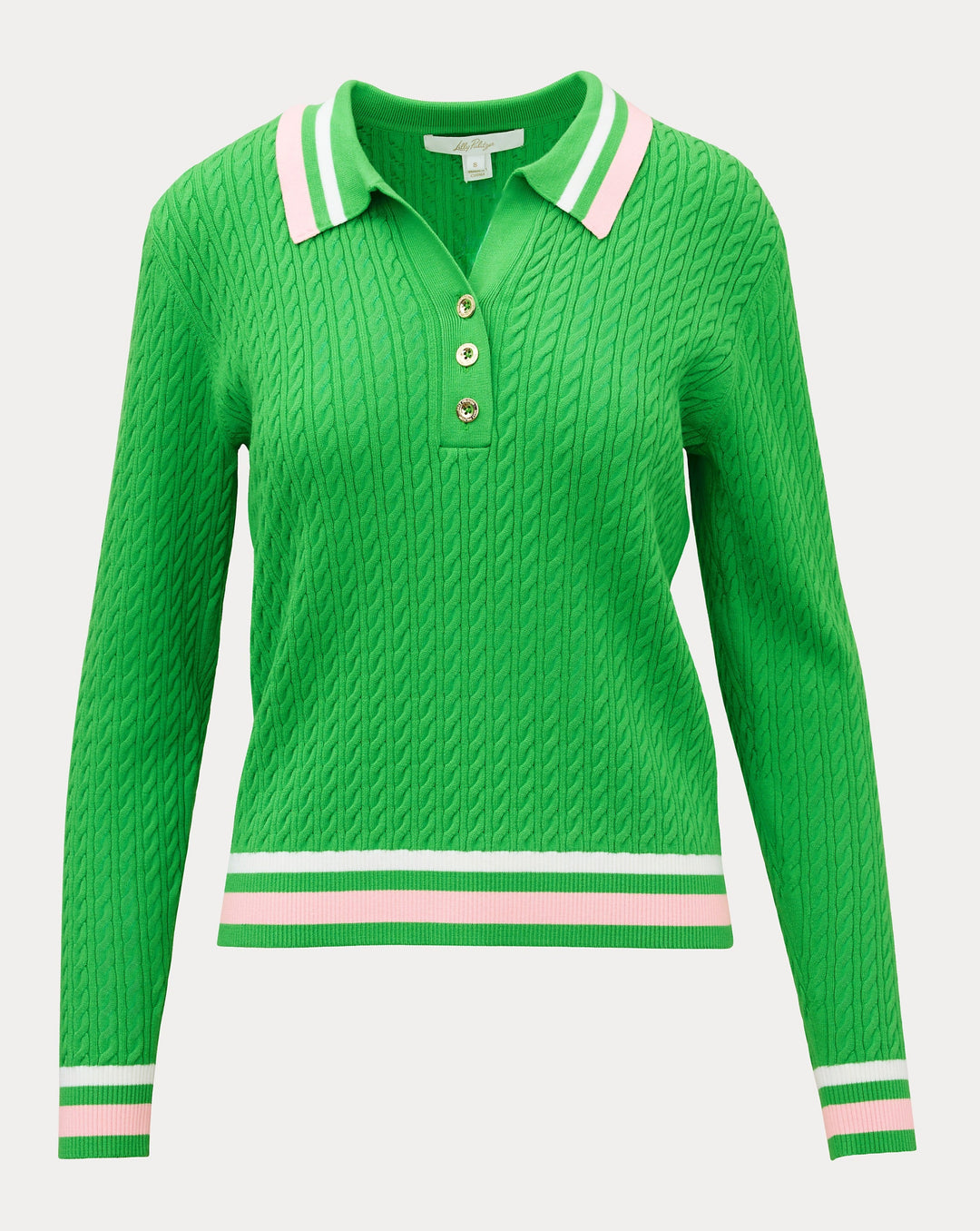Suzette Sweater - Putting Green X Tipping