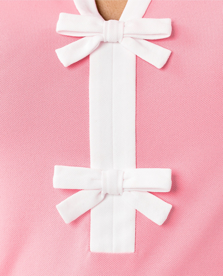 Frida Upf 50+ Bow Polo - Conch Shell Pink