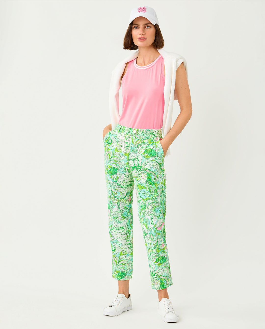 Teegan Upf 50+ Pant - Resort White Ship To Shore