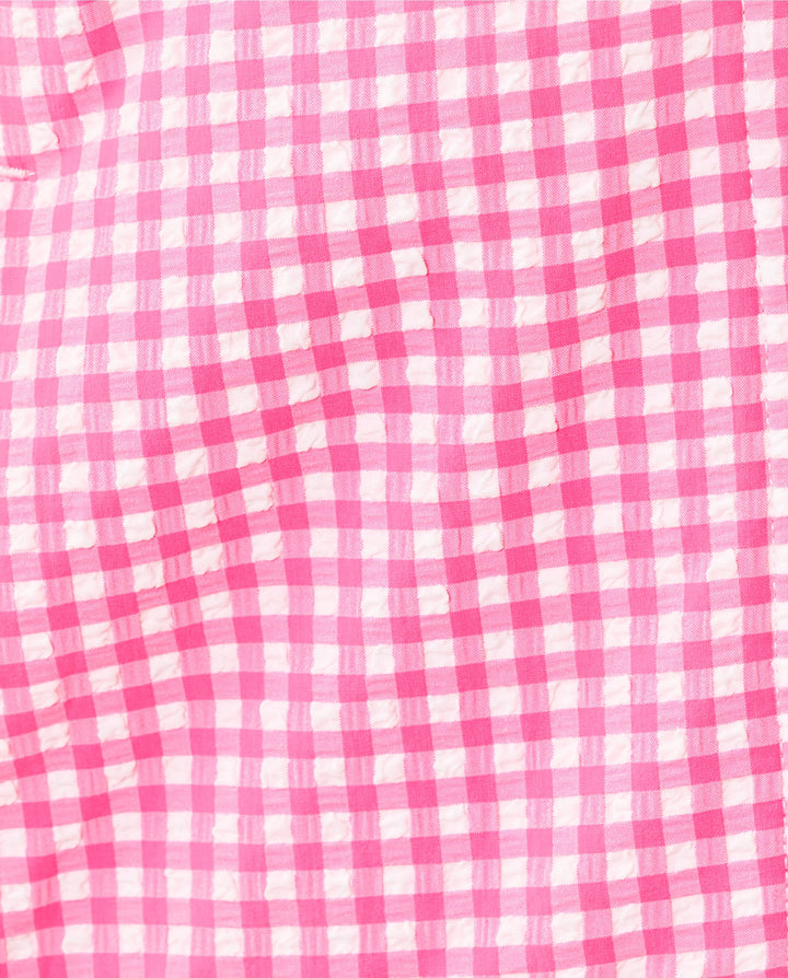 Jaydea Upf 50+ Jacket - Cherry Blossom Mini Performance Gingham