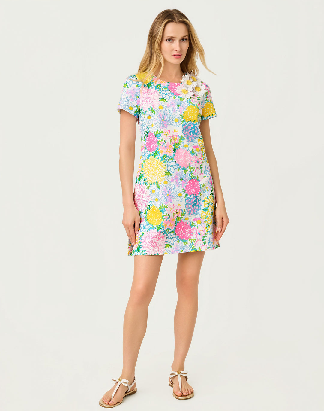 Melodie Skirted Romper - Multi Lilly Garden