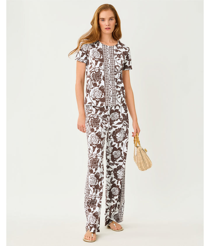 Demia Upf 50+ Knit Pant - Resort White Marni Engineered