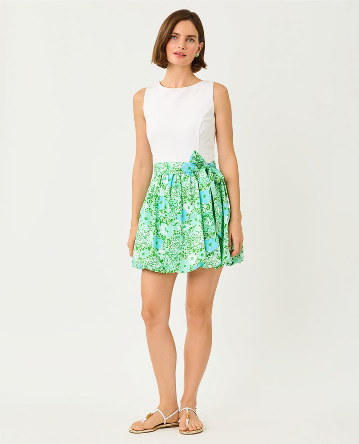 Rosemary Skirted Romper - Mint Condition Burst Of Joy