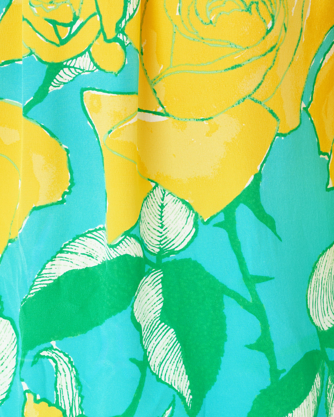 Elsa Top - Blue Curacao Rose Bud