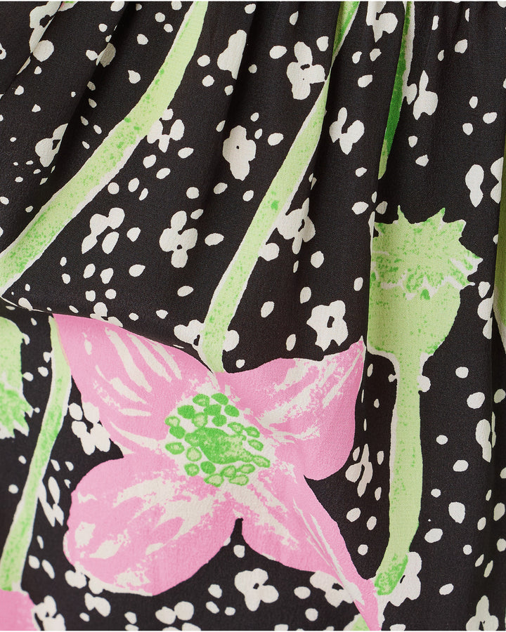 Elsa Top - Onyx Blushing Blooms