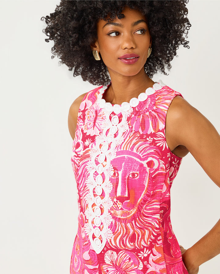 Edita Stretch Shift Dress - Paradise Punch Oversized Jims Stuff