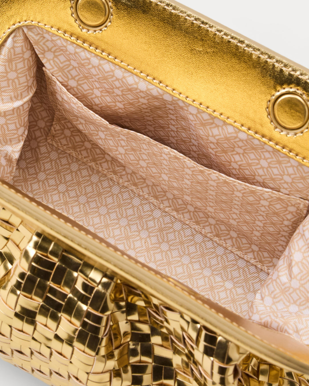 Nicolette Clutch - Gold Metallic