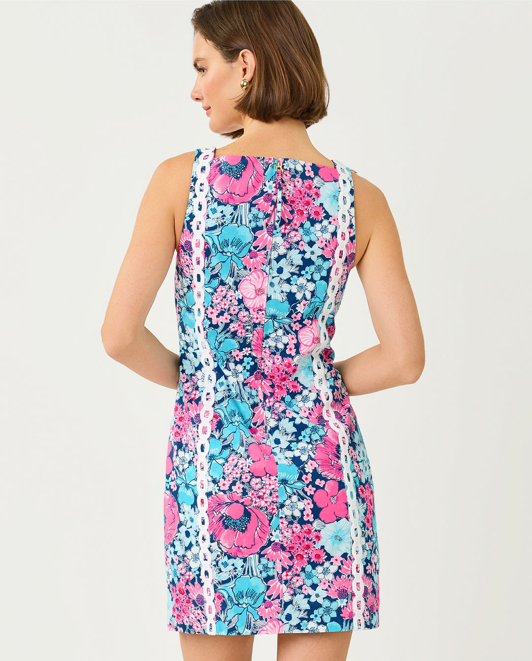 Leandra Stretch Shift Dress - Starlight Navy In All Her Glory