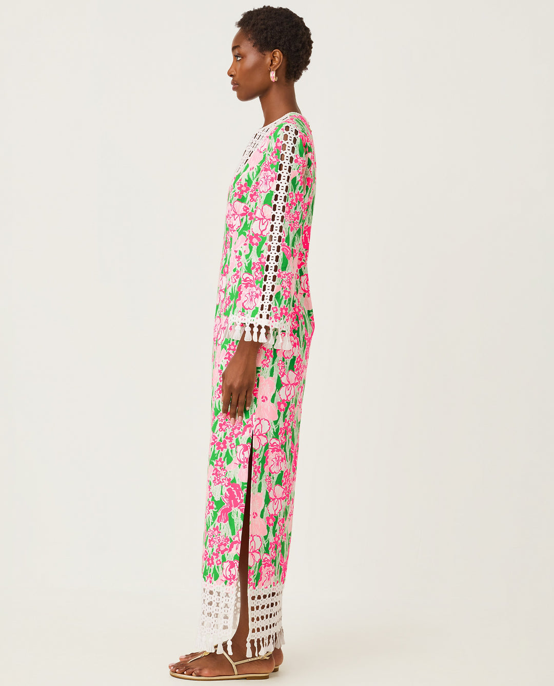 Strothers Stretch Maxi Sheath Dress - Putting Green Hannah