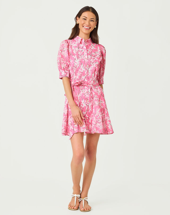 Larkyn Shirtdress - Confetti Pink Liza
