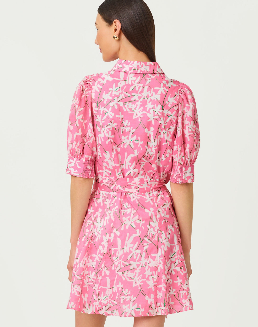 Larkyn Shirtdress - Confetti Pink Liza