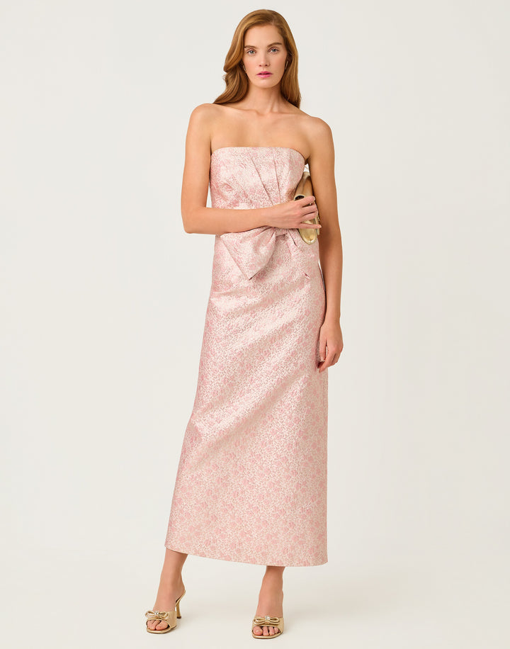 Tiernan Maxi Dress - Conch Shell Pink Ritsy Ditsy