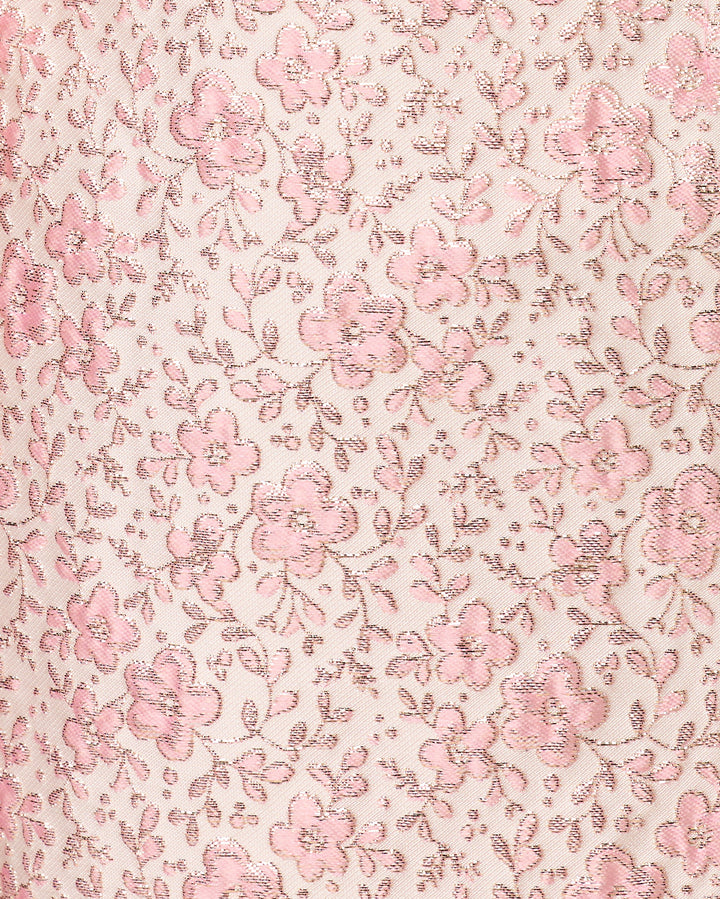 Kels Mini Skirt - Conch Shell Pink Ritsy Ditsy