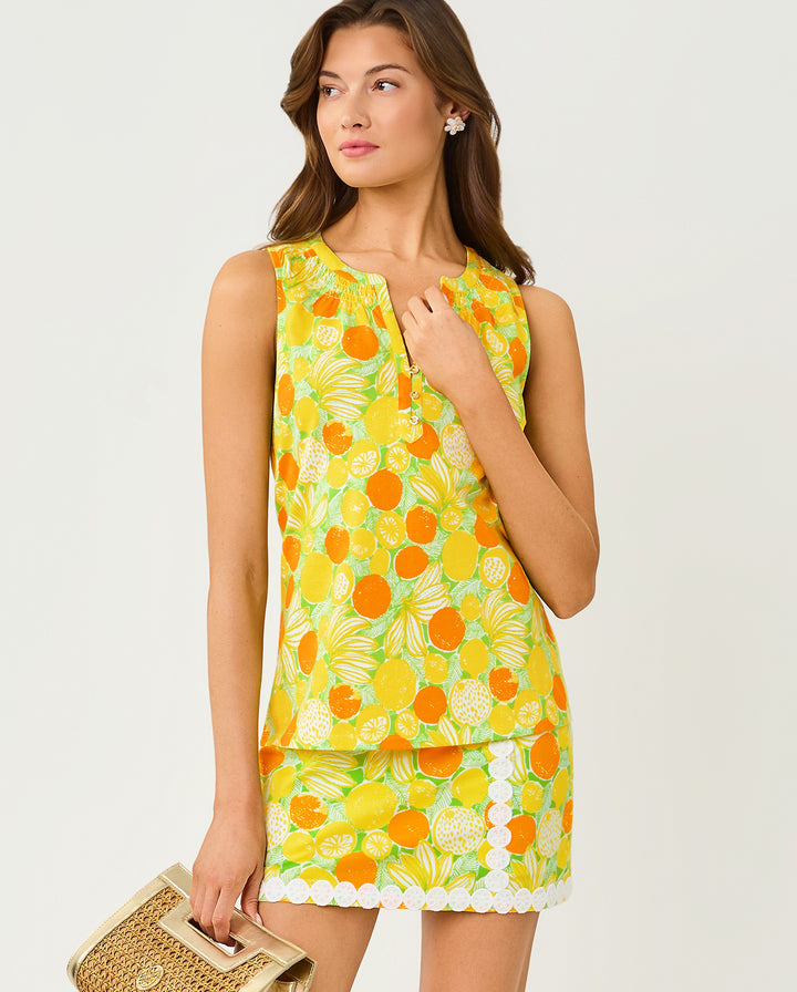 Michelina Mini Skort - Island Palm Zesty