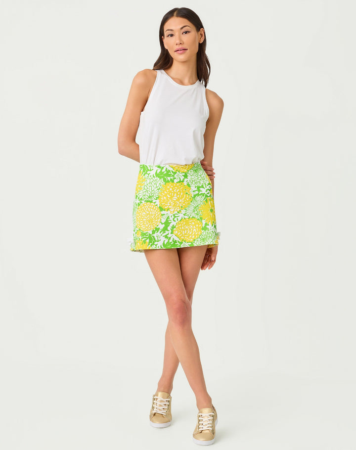 Meena Upf 50+ Skort - Crocodile Green Mumbo Jumbo