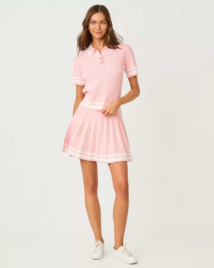 Suzette Sweater - Pink Muse X Resort White Tipping