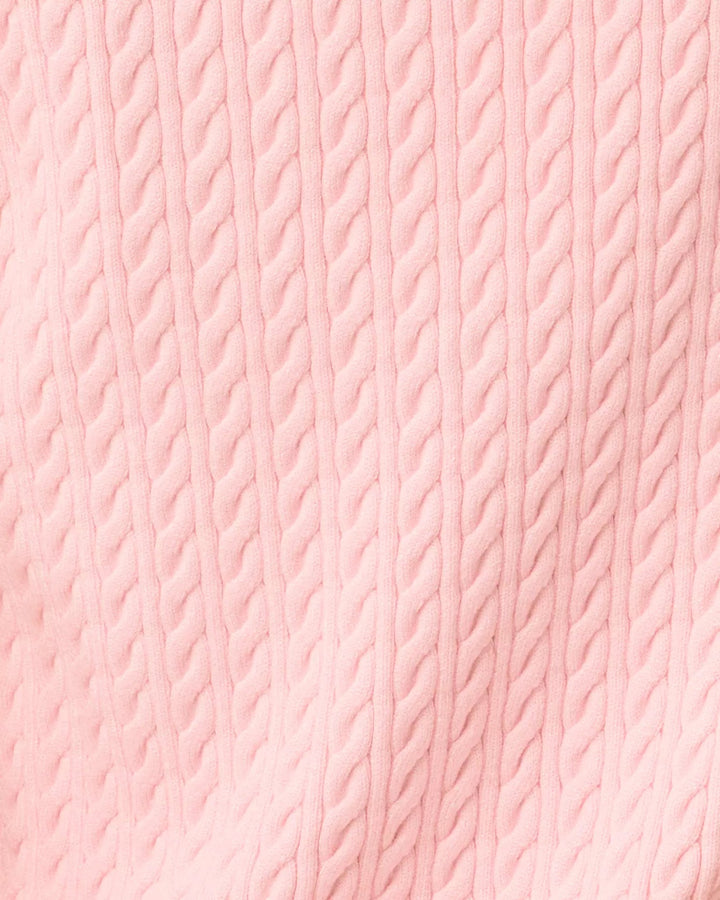 Suzette Sweater - Pink Muse X Resort White Tipping