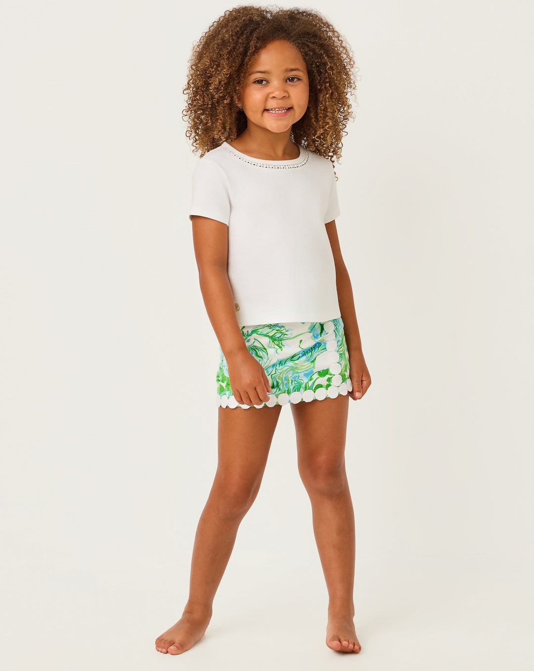 Mini Michelina Skort - Capri Blue Galloping Gals
