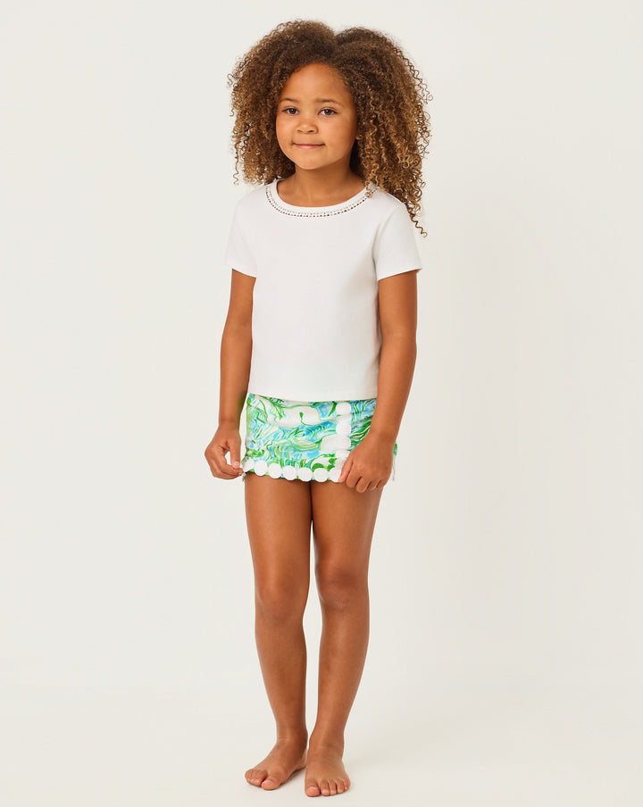 Mini Michelina Skort - Capri Blue Galloping Gals