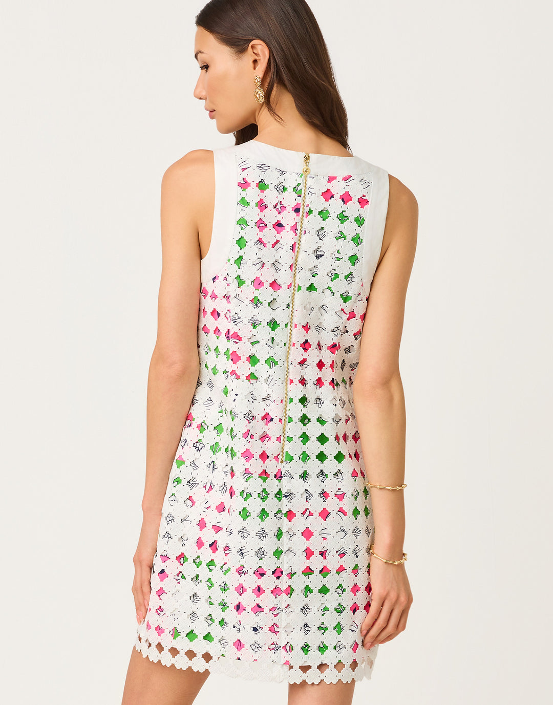 Lydon Lace Shift Dress - Cherry Blossom Chicken