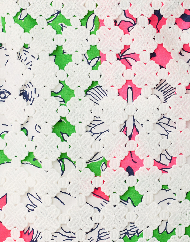 Lydon Lace Shift Dress - Cherry Blossom Chicken