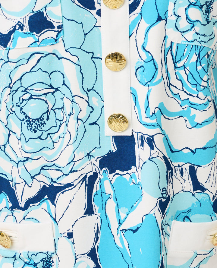 Locklyn Shift Dress - Capri Blue Rosanna