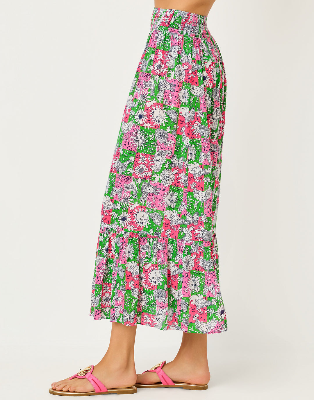 Enzo Maxi Skirt Coverup - Cherry Blossom Lil Chicken