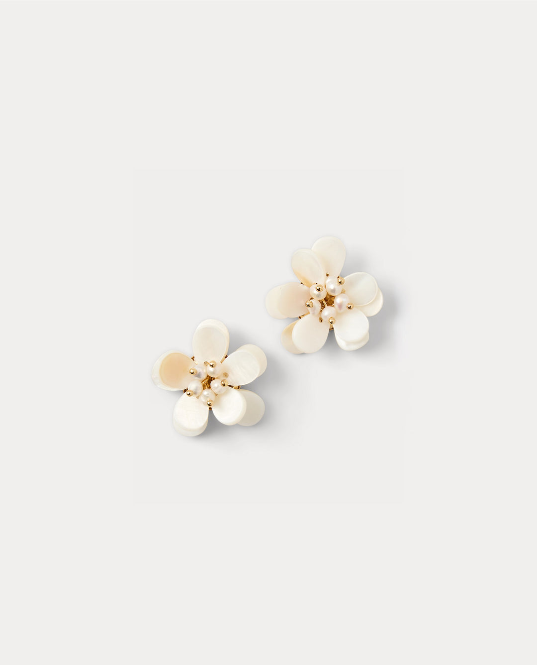 Burst Of Joy Earrings - Resort White