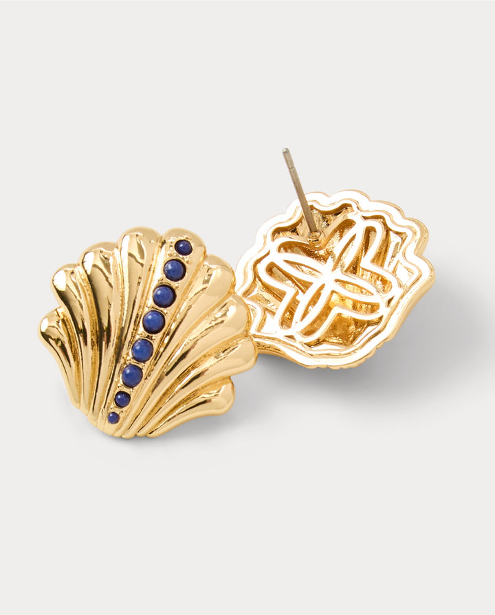 Shelden Stud Earrings - Starlight Navy
