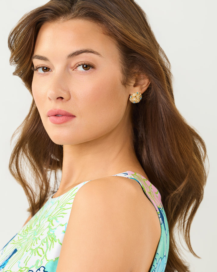 Harlillyquin Stud Earring - Multi