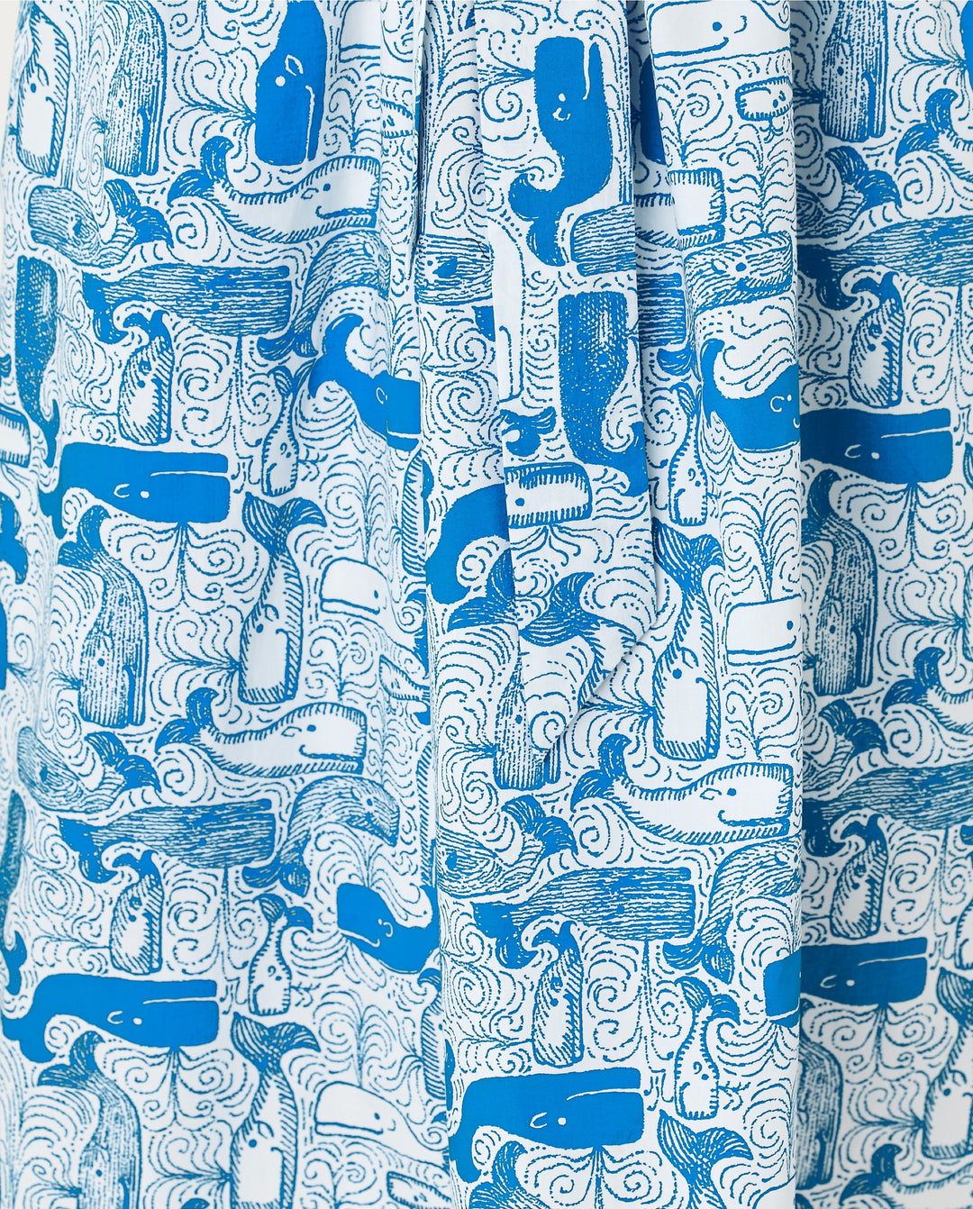 Mauritzia Midi Shirtdress - Nassau Blue Thar She Blows