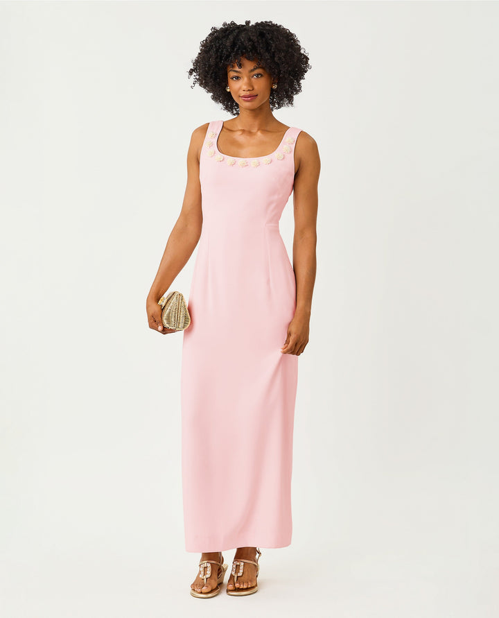 Coralia Maxi Dress - Pink Muse