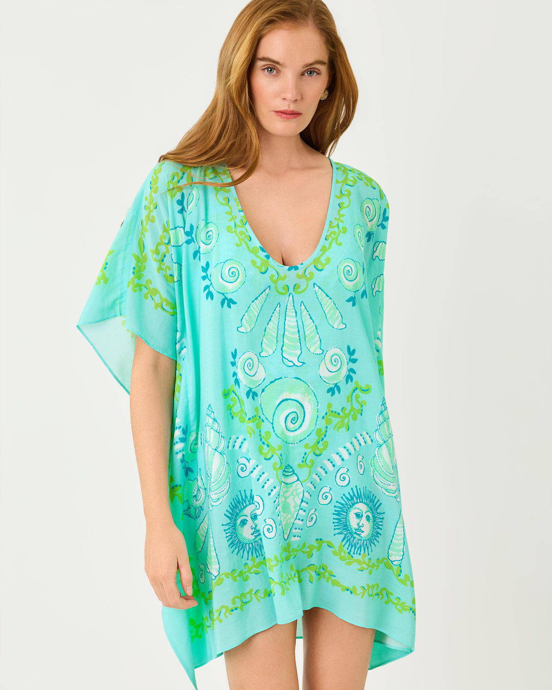Airsy Caftan Cover-Up - Day Dream Blue Throw Me A Line